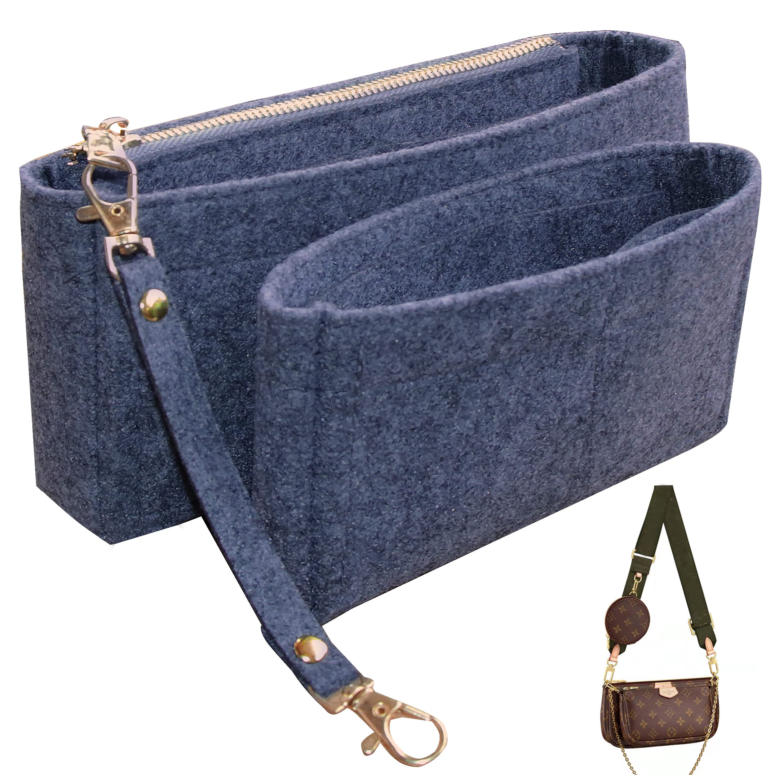 Soyizom Filz Handtasche Organizer Geldbörse Organizer Filz I