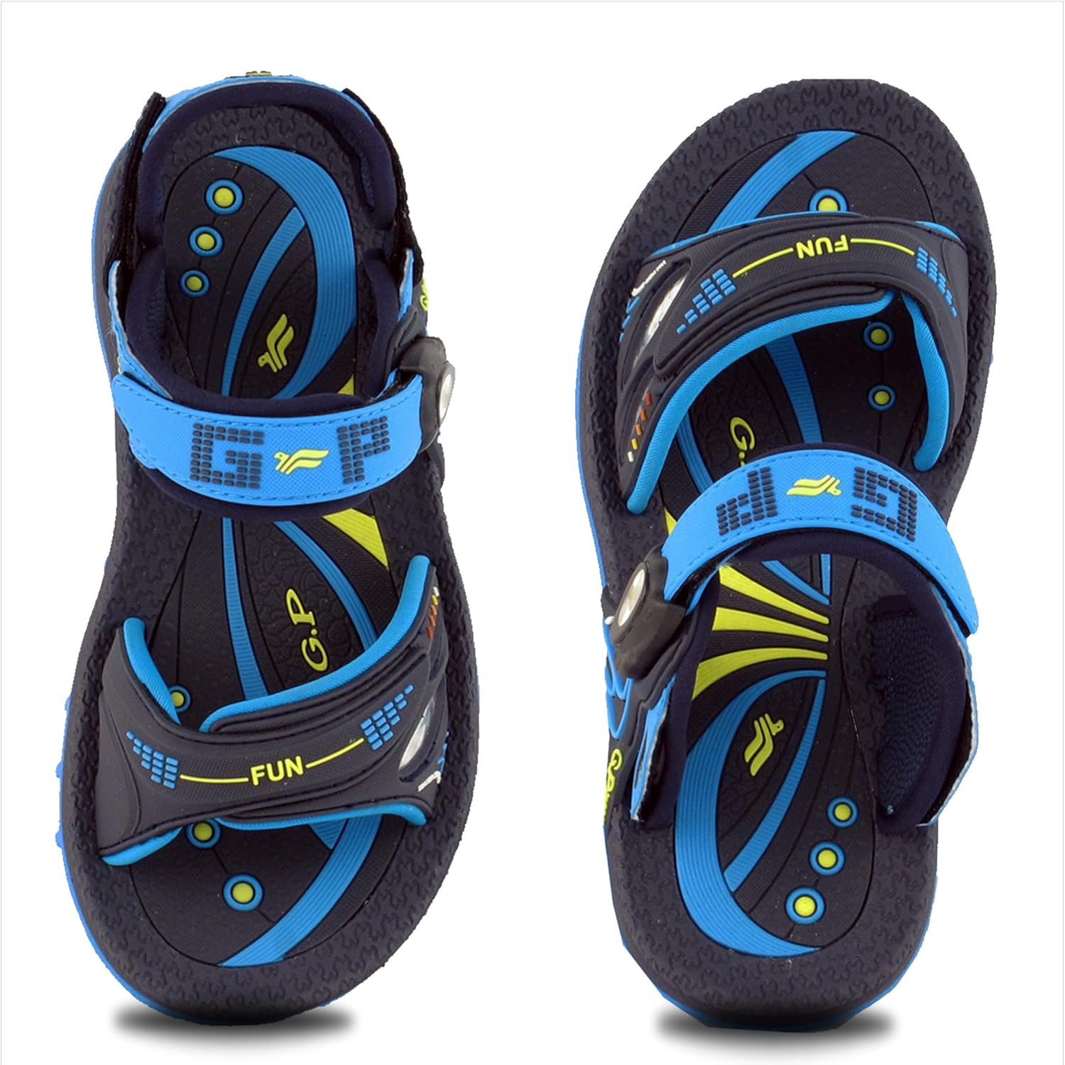 Gold Pigeon Shoes Easy SNAP LOCK Outdoor Water Kids Toddler Sandals for Girls & Boys. Everyday, Vocation, Pool, Summer, Beach Essentials.