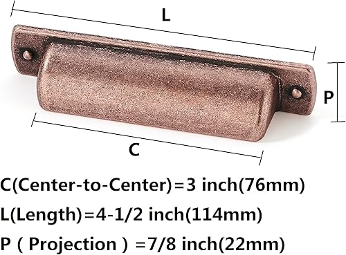 Miniatura 138 de khtumeware - Paquete de 10 pomos redondos de 1 pulgada (25 mm) de diámetro, acabado de latón antiguo, pomos de bola para alacena