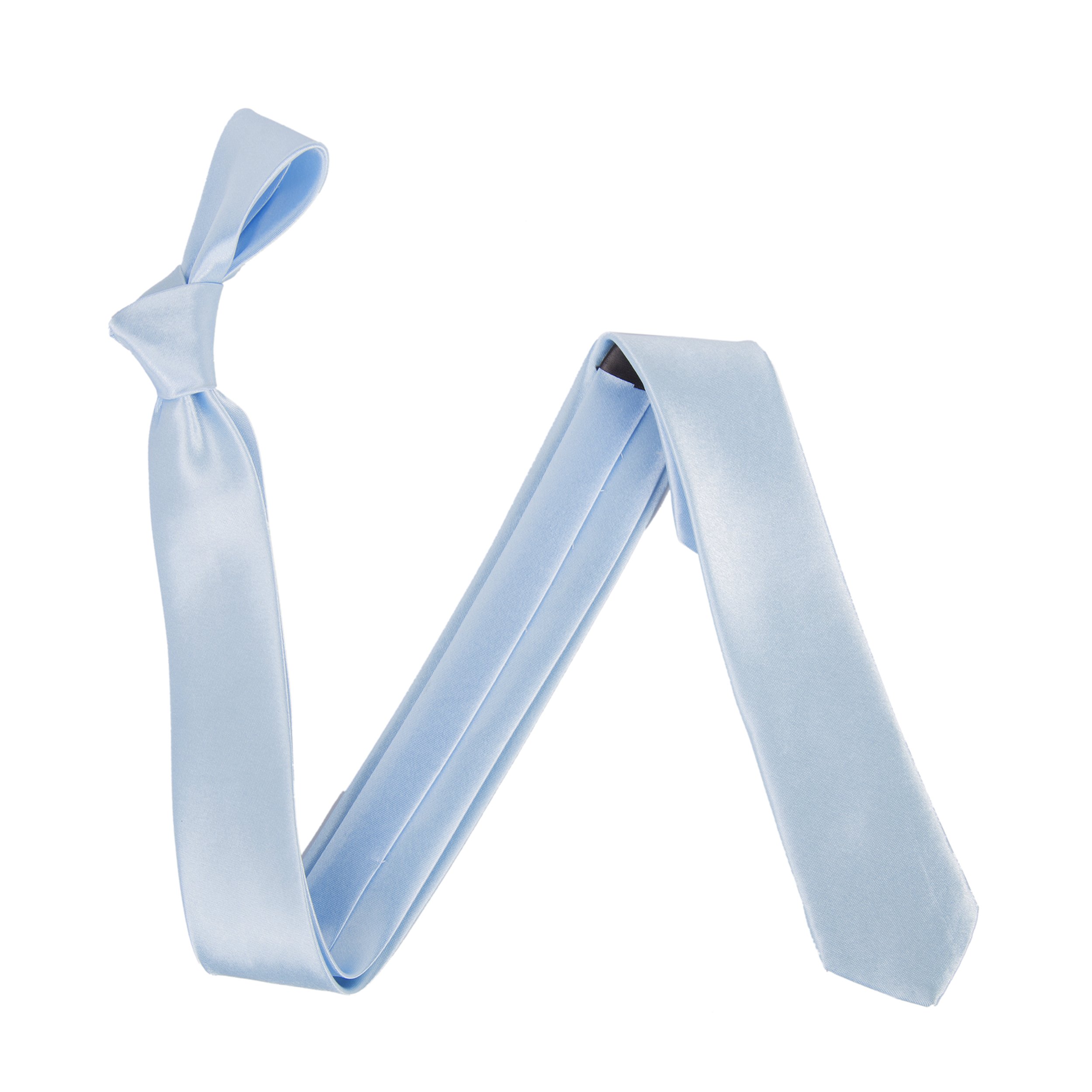 Nuovo Uomo Raso Alto Qualità Tinta Unita Festa Matrimonio Cravatta UK - Foto 4