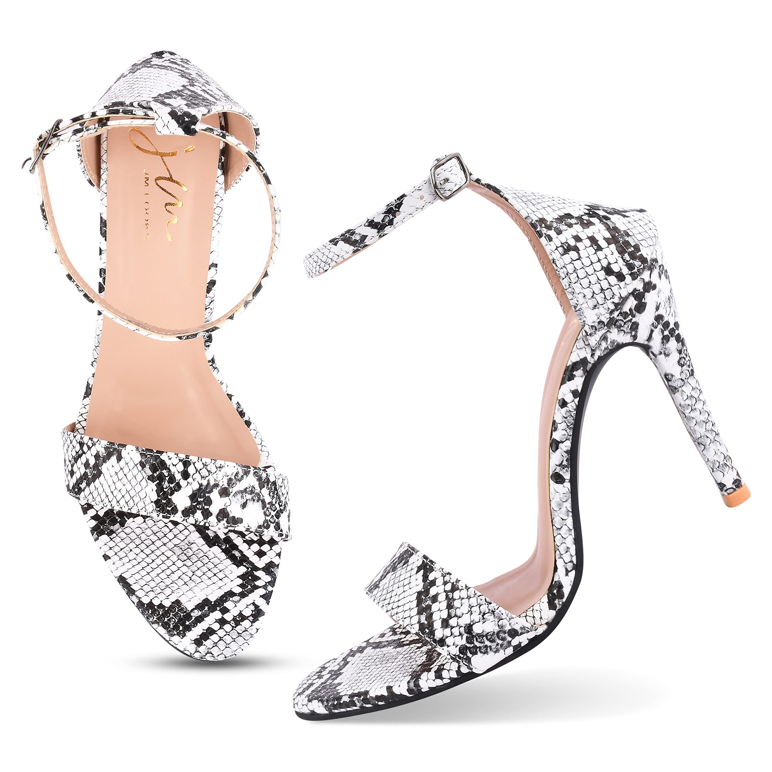 JM LOOKS Fancy & Stylish Pencil Heel Fashion Sandal For Girls Stylish White Casual Party/Wear Comfortable Fashion Heel Sandal, Size_8 (B0BJ994HS1) Amazon Price History, Amazon Price Tracker