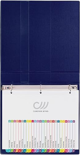 Miniatura 8 de Avery Divisores A-Z para carpetas de 3 anillas, 26 pestañas por juego, tabla de contenido personalizable, pestañas arqueadas multicolor, ideal para