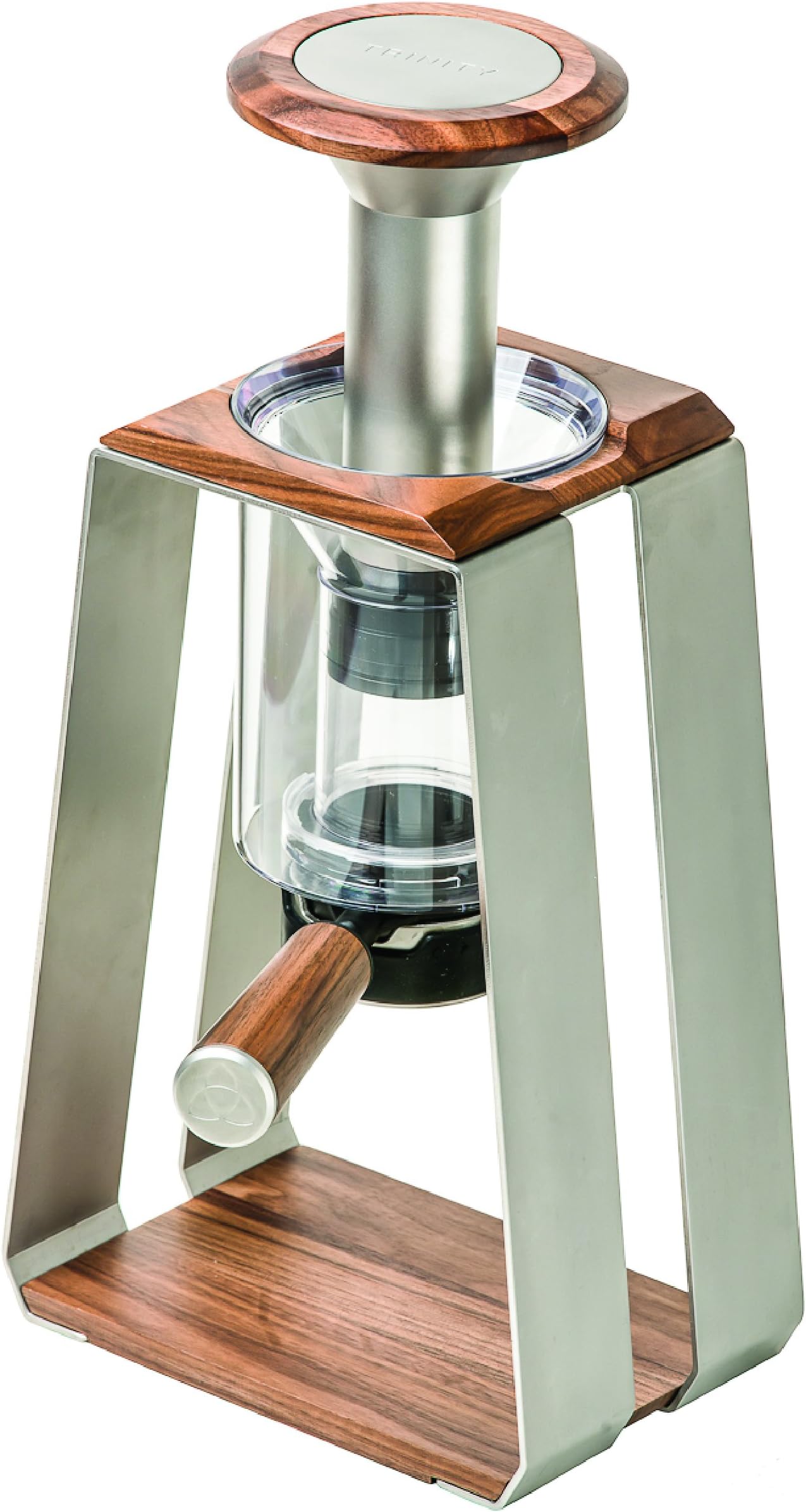Trinity ONE Coffee Brewer, 18" H, Walnut Edition