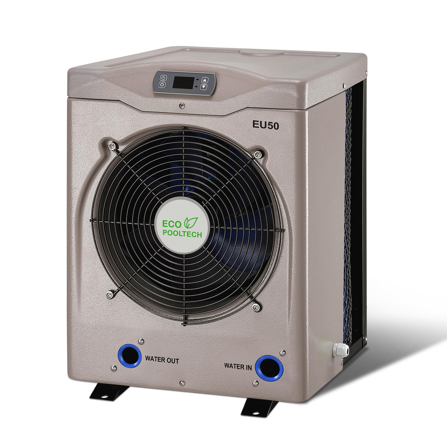 ECOPOOLTECH Swimming Pool Heater EU50, Max 16184btu Electric Pool Heat Pumps for Above Ground Pools up to 5000Gallons, Titanium Heat Exchanger, 5.62