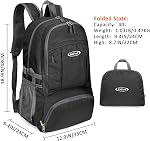 G4Free 40L Sac à dos de randonnée léger, sac à dos imperméable