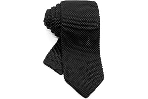 Chic and Classy: Our Grenadine Knit Tie in Black