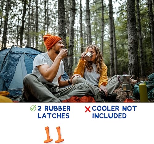 Miniatura 4 de Kit de pestillo de goma y asas de cuerda para enfriadores YETI y refrigeradores RTIC - Pestillos de goma para enfriadores y asas de cuerda -