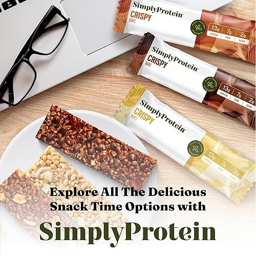 Miniatura 6 de SimplyProtein - Barra de proteínas bajas en carbohidratos, paquete de 12, chocolate con mantequilla de maní, alto contenido de proteínas a base