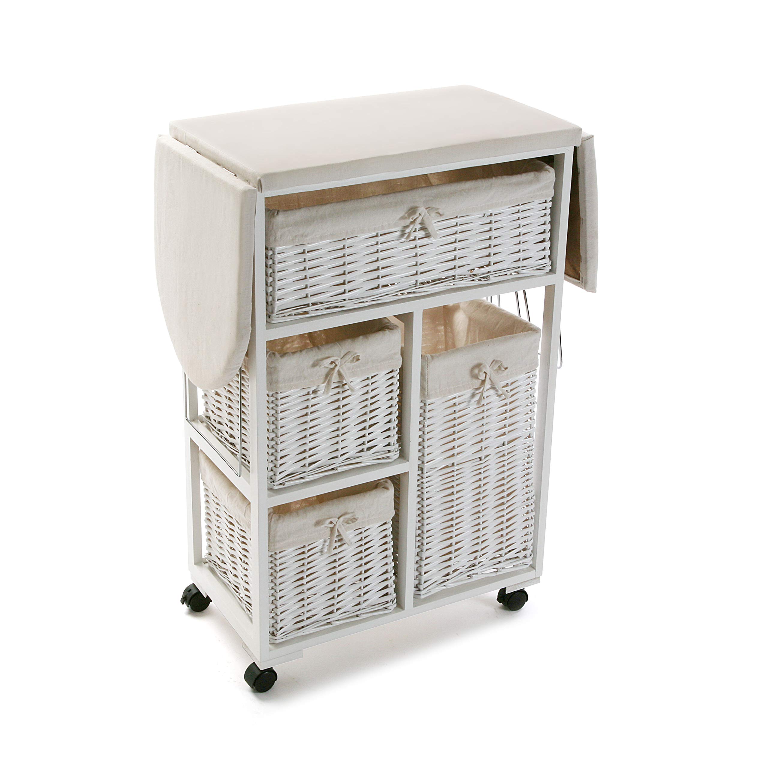 Versa Mueble con Cestas Blanco Plancha