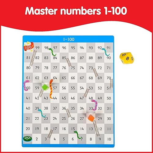 Miniatura 8 de edxeducation Early Math101 To Go - Edades de 5 a 6 años - Número y medición - Kit de aprendizaje en casa para niños - Recursos de matemáticas de