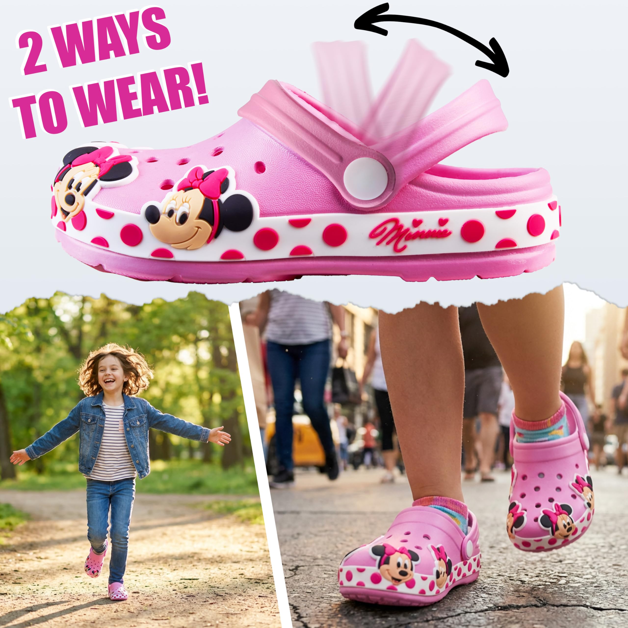 Get Trend Disney Stitch | Minnie Mouse | Principesse Ciabatte Bambina, Zoccoli Clogs Gomma Antiscivolo, Sandali Leggeri per Giardino Estate Bambini, Regalo