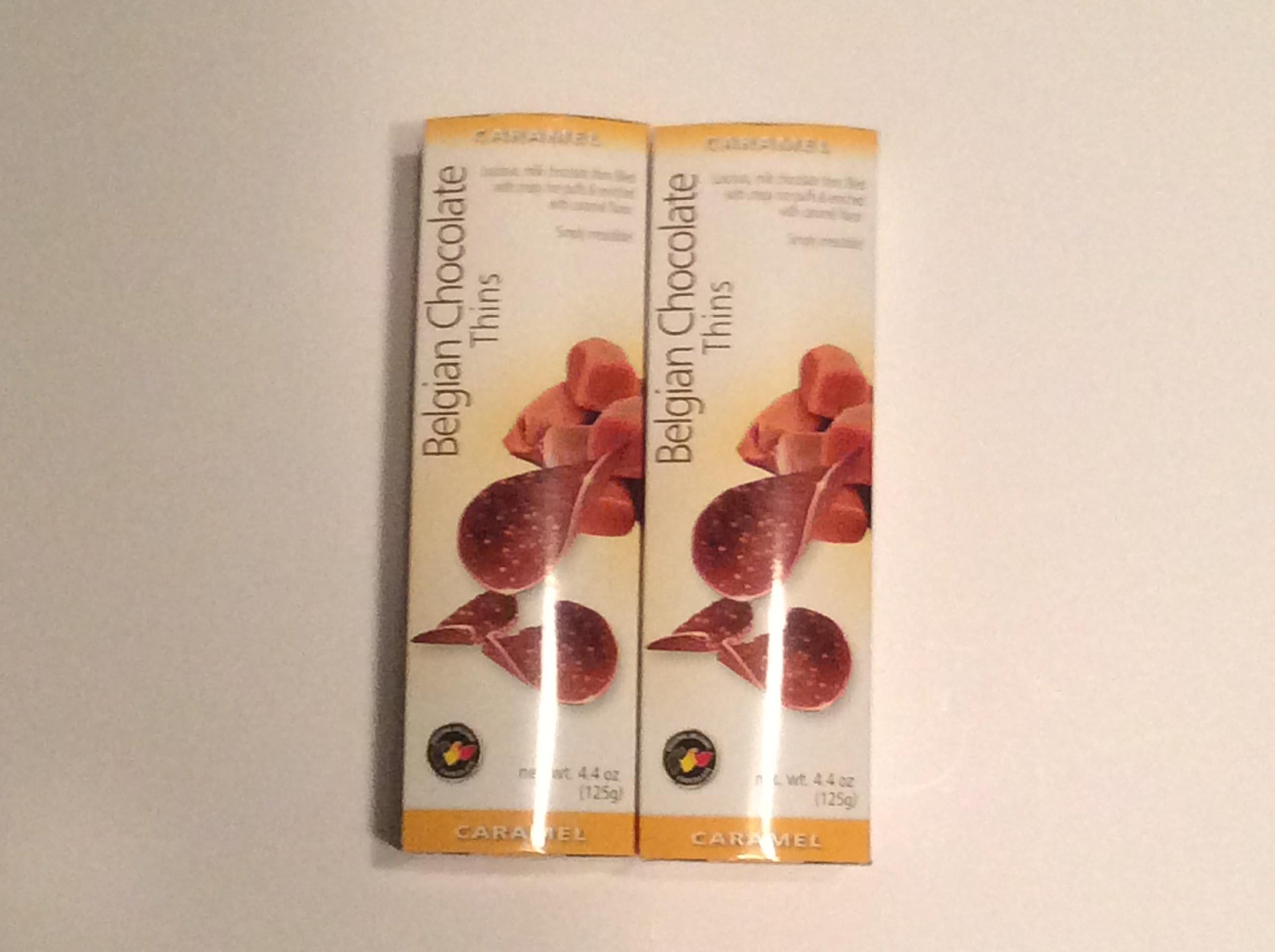 Royal Belgian Chocolate Thins Caramel (Package of 2)