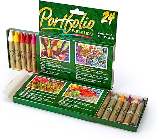 Vista 13 de Crayola Classpack de pasteles al óleo, suministros escolares, solubles en agua, 12 colores surtidos, 300