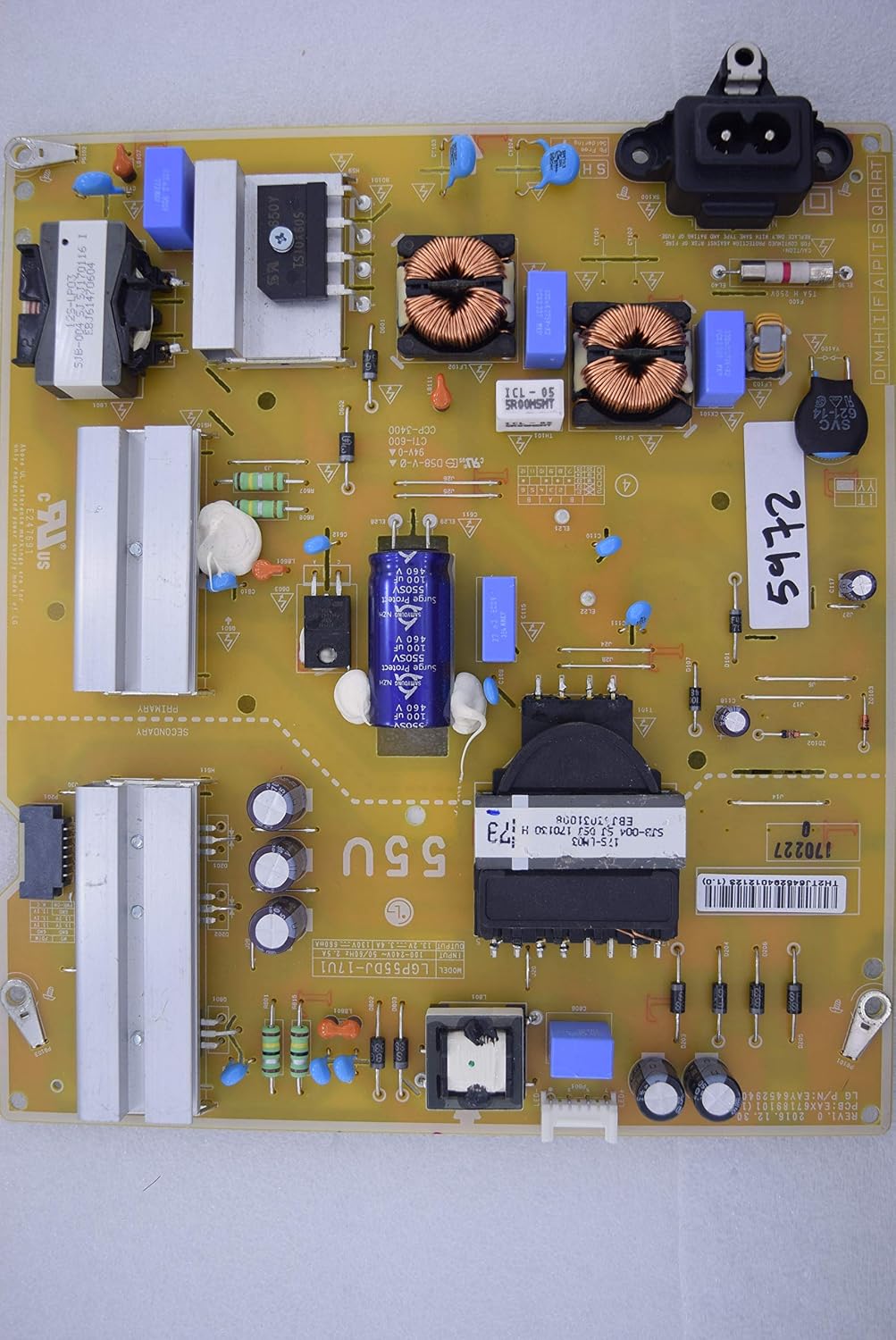 LGE 55UJ6300UA LGP55DJ17U1 EAX67189101 EAY64529401 Power