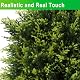 Artificial Topiary Cedar Ball Tree 20'' Fake Cedar Potted Plants Artificial Shrubs Bushes Ball Tree for Indoor Outdoor Home Garden Decor (2 Pack) Product Image 6