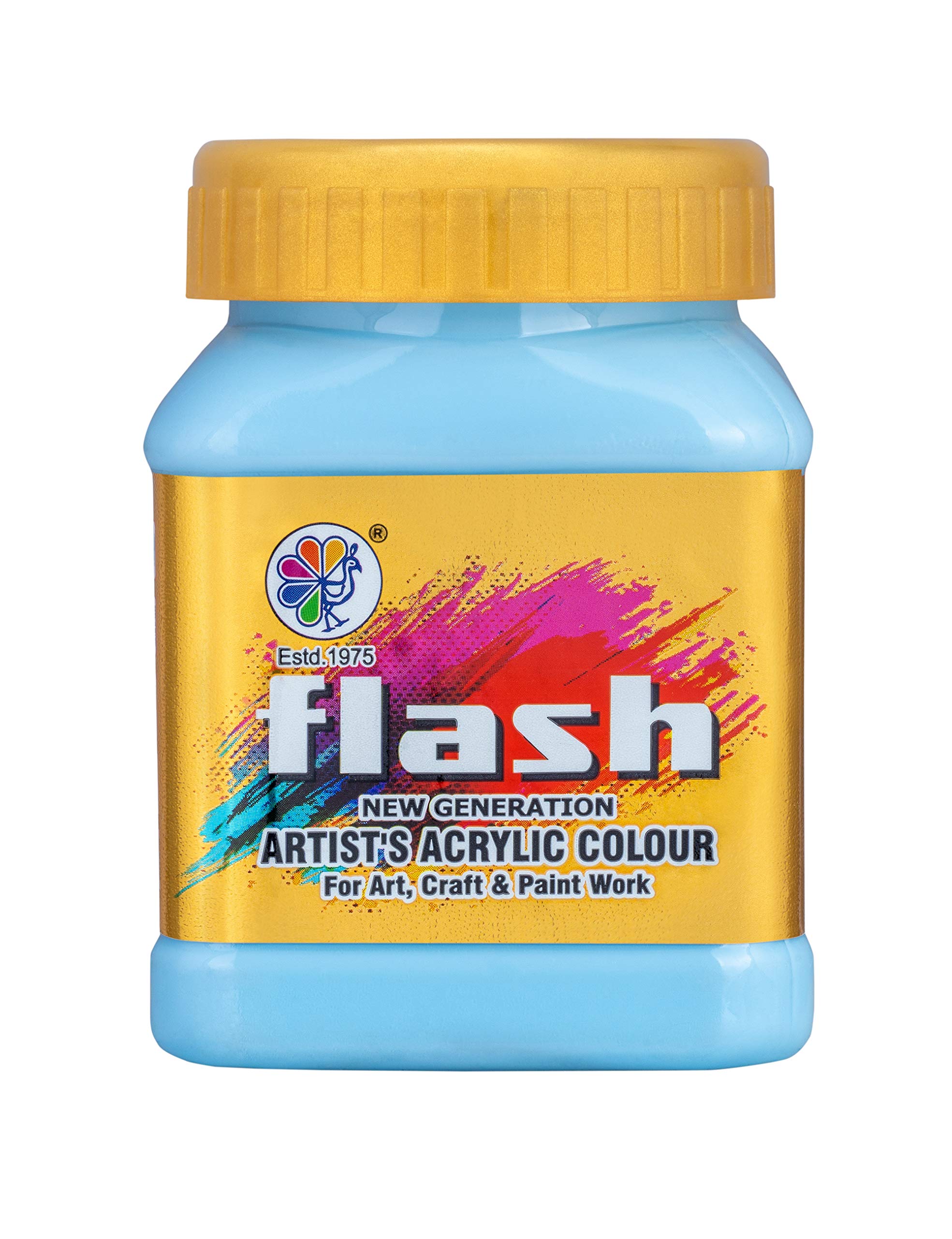 Flash Acrylic Colour (Sky Blue, 200 ml) (B07D2HBHS8) Amazon Price History, Amazon Price Tracker