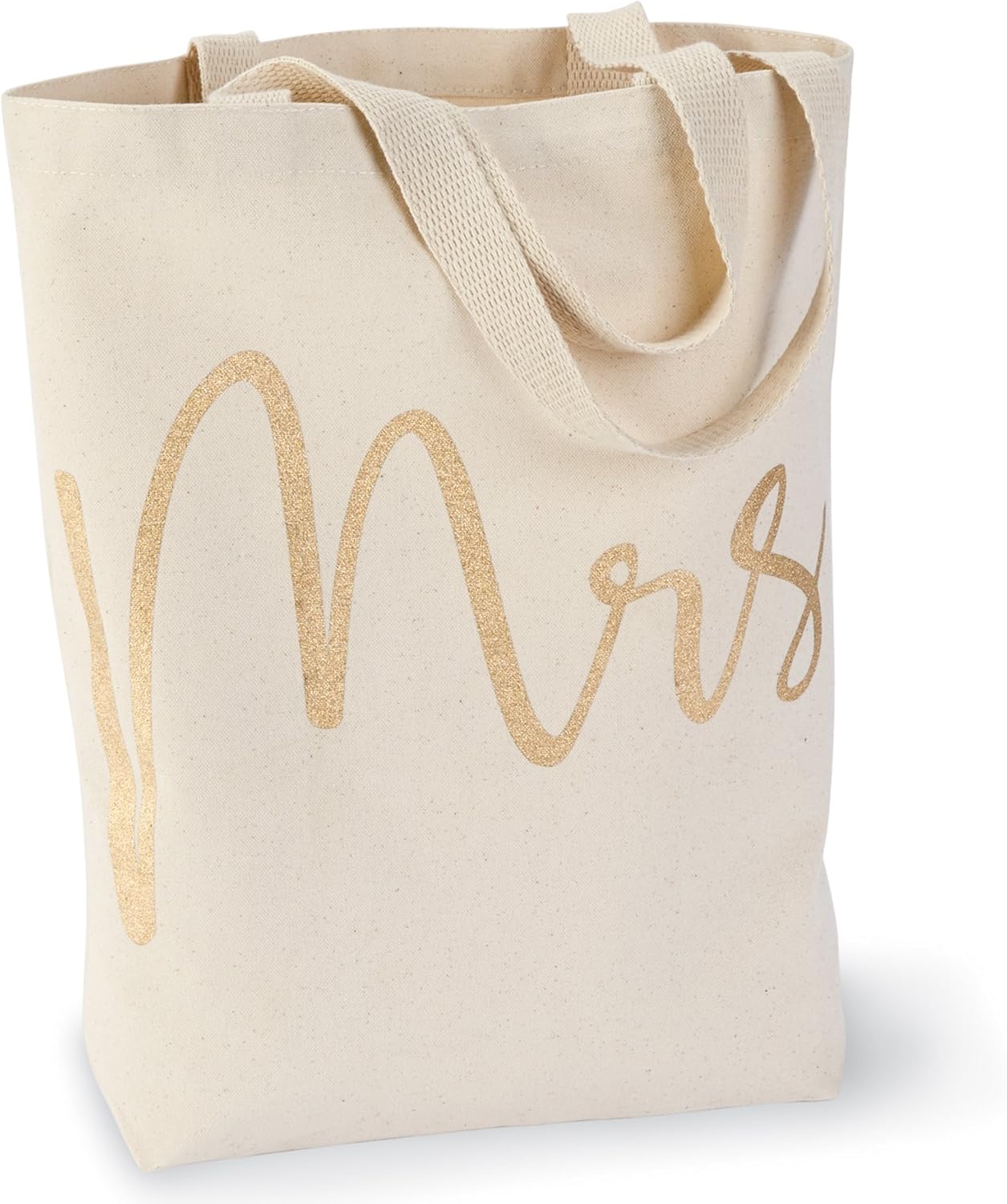 Mud Pie Wedding Mrs. Canvas Tote Bag