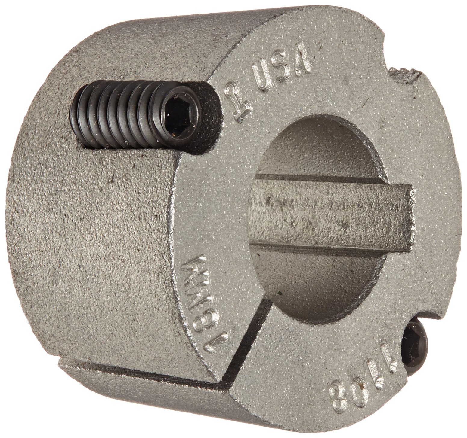 Martin 1108 18MM Taper Bushing, Sintered Steel, Metric, 18 mm Bore, 38.37 mm OD, 22.22 mm Length