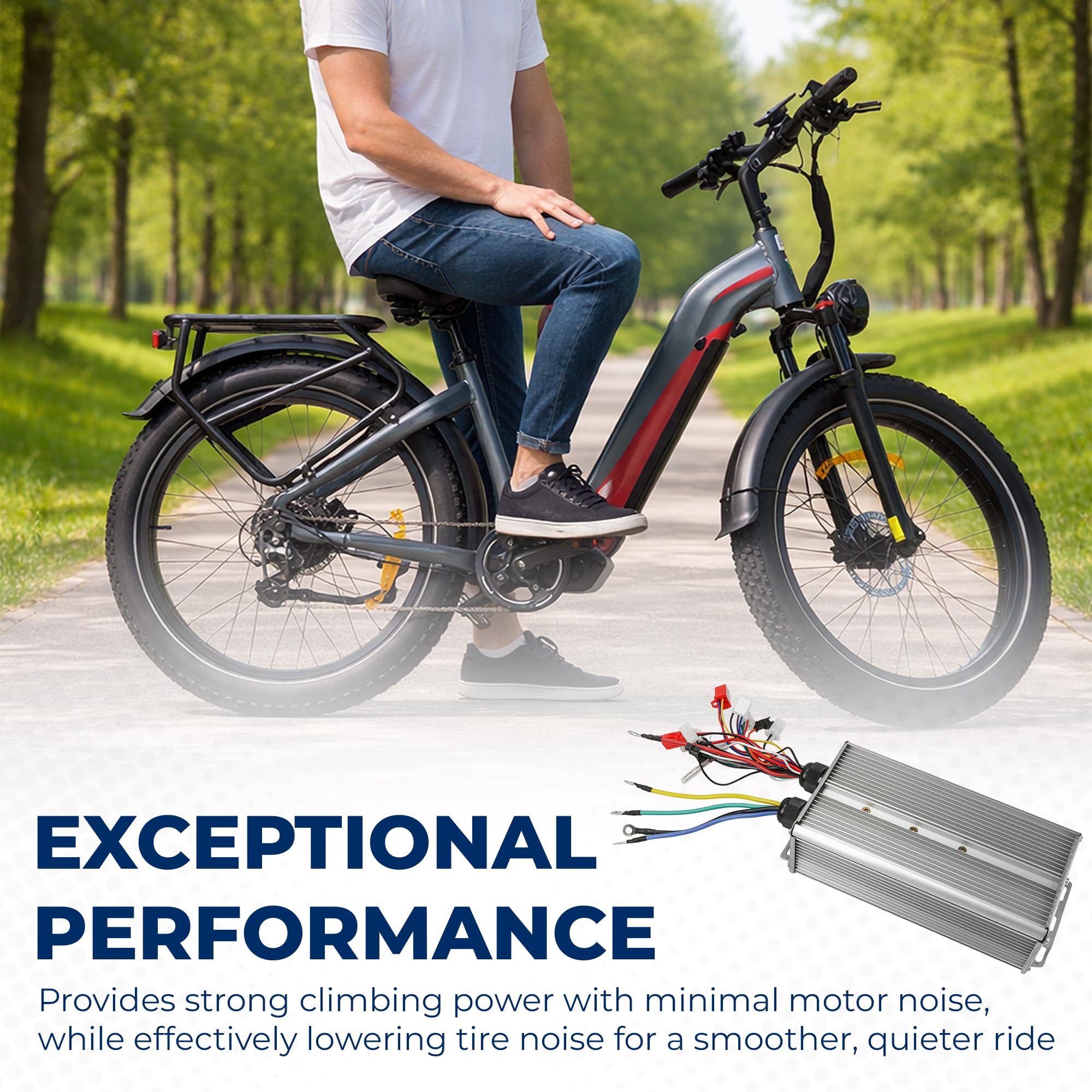 Controller motore brushless da 72 V 3000 W, 48 V, 60 V, 72 V, 84 V, per bici elettrica, scooter, corrente massima 80 A, lega di alluminio, argento