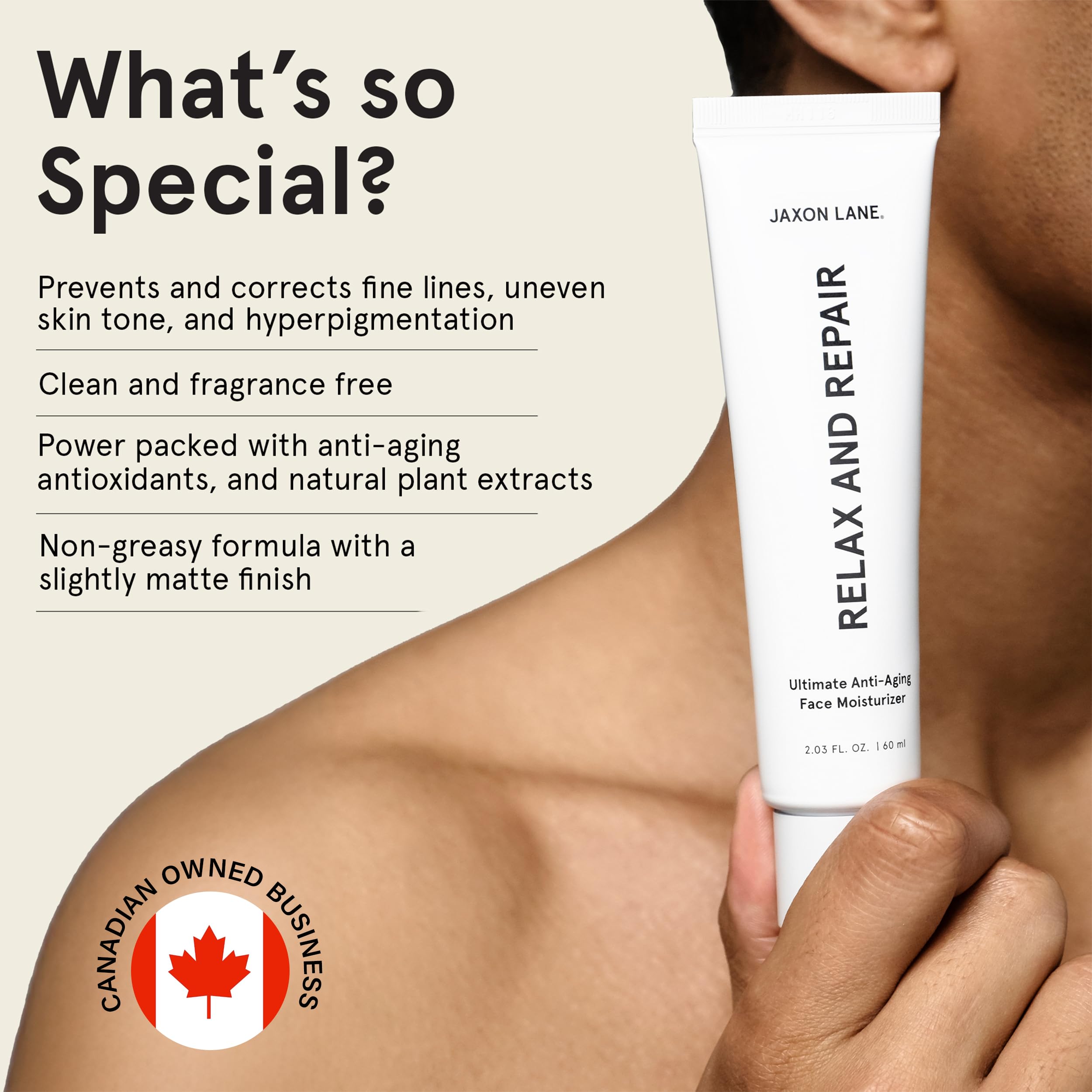 RELAX AND REPAIR Face Moisturizer for Men | All-in-one Cream for