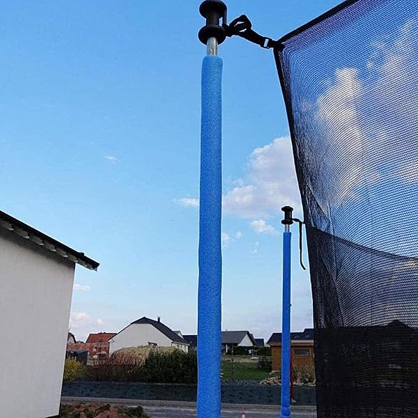 12 Pièces Trampoline À Tubes en Mousse Housse De Coussinets De Protection pour Poteaux De Trampoline, Rembourrage De Tubes Remplacement Résistant Accessoires pour Intérieur Extérieur - 4