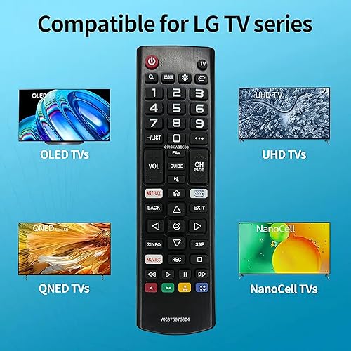 Miniatura 9 de AKB75675304 Reemplazo de control remoto universal, apto para LG Smart TV 32LM570BPUA 32LM620BPUA 32LM630BPUB 55UM69 65UM73000PUA 55UM6900PUA