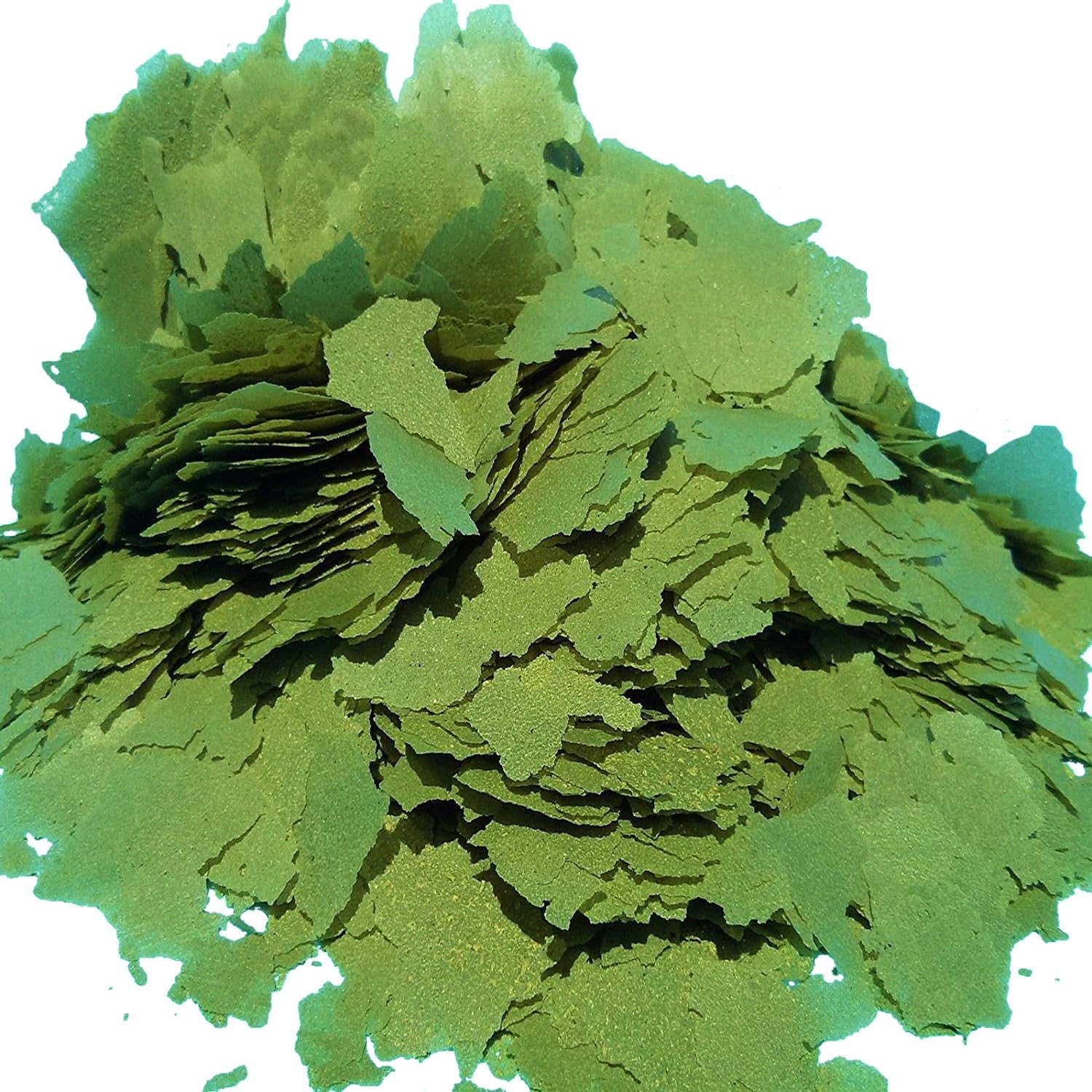 Aquatic Foods Inc. Cichlid Green GRO Spirulina Flakes, Discus, Angel Fish, Central & South American Cichlids for All Tropical Fish. Premium AF Flakes - 2-lb
