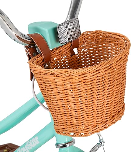 Miniatura 56 de JOYSTAR Bicicleta para niñas de 2 a 12 años, 12, 14, 16, 18 pulgadas, estilo retro, con ruedas de entrenamiento, bicicleta para niños de 20 pulgadas