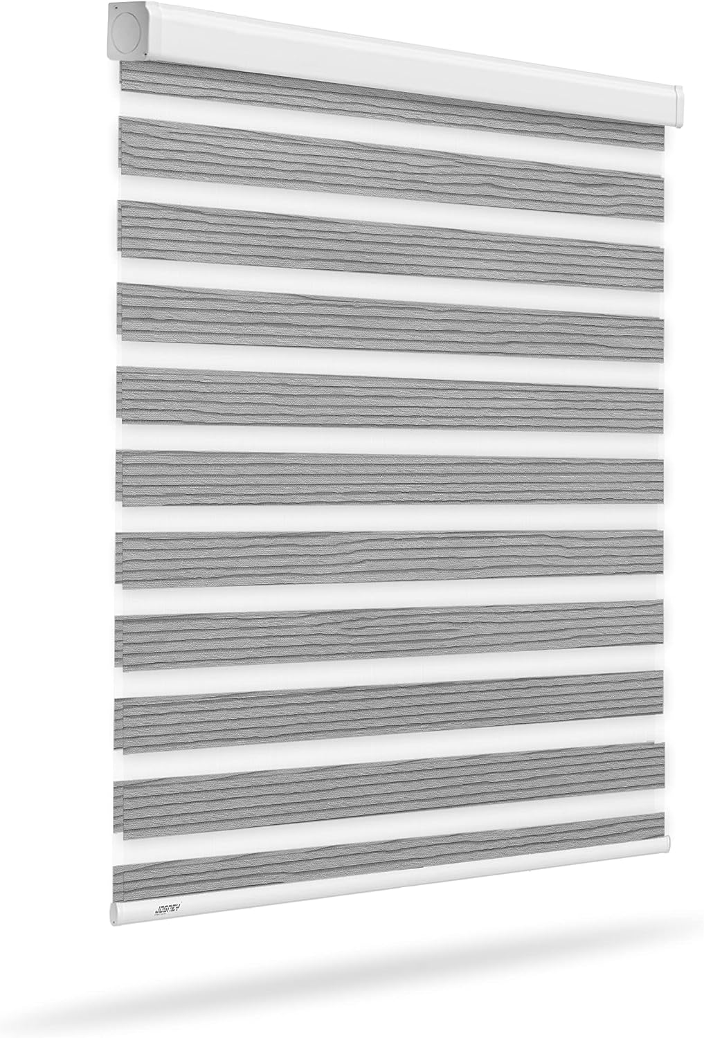 Remote Control Motorized Zebra/Roller Shades (Window Blinds) with Rechargeable Battery. Smart Home Compatible: App, Alexa, Google, Siri. USA Made