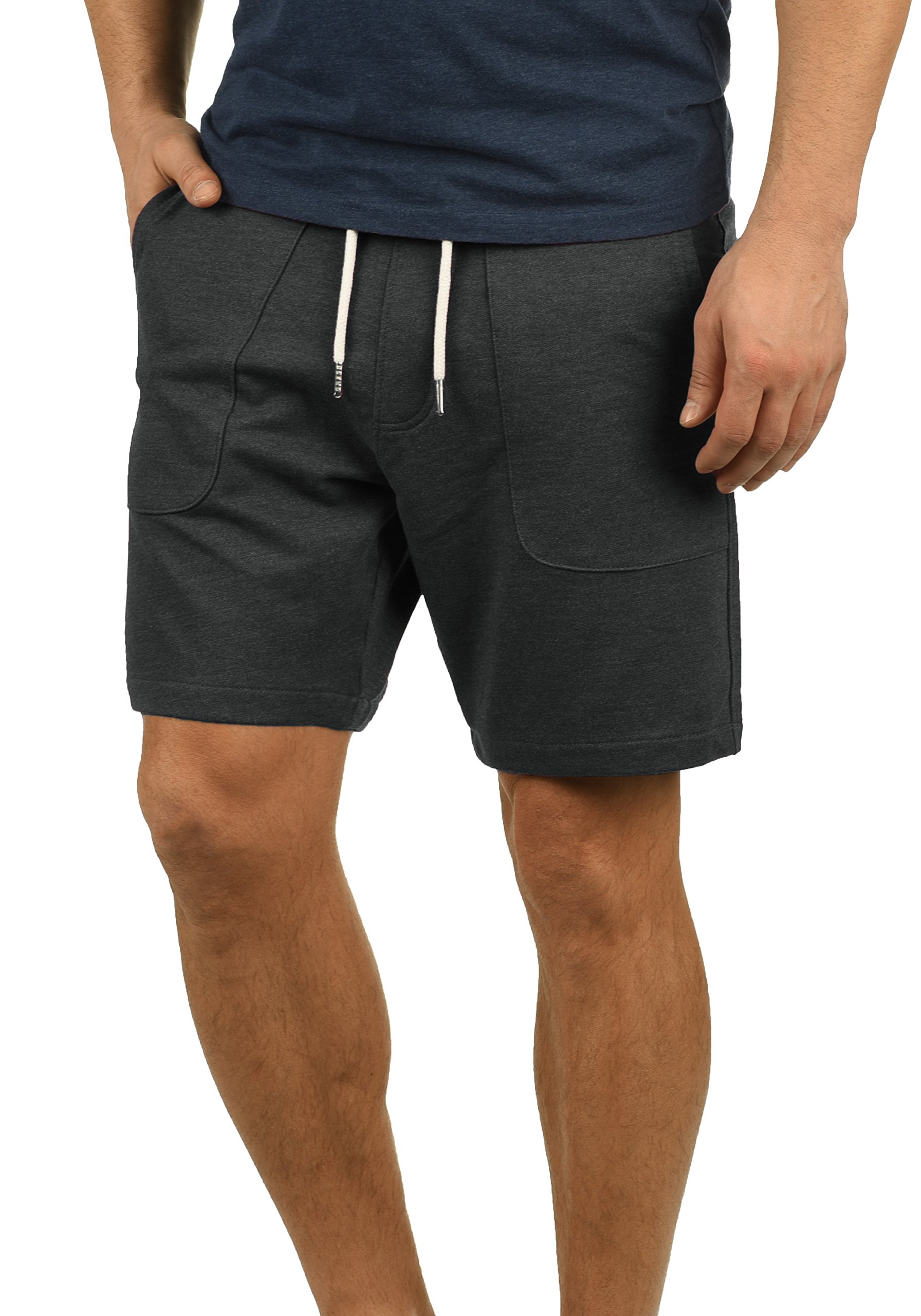 Blend BHMulker Herren Sweatshorts Kurze Hose Jogginghose mit Kordelzug Eingrifftaschen Baumwollmischung Regular fit