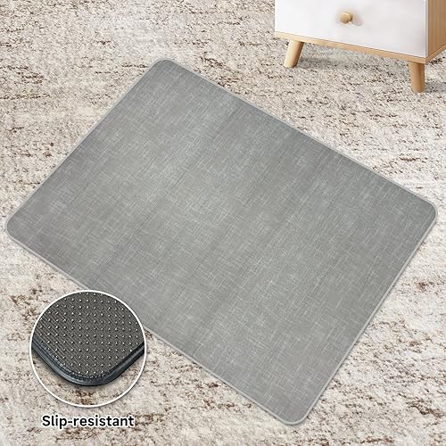 Vista 44 de SHAREWIN Tapete para silla de oficina para suelo de madera o azulejos, tapete para silla de juegos de computadora de 55 x 35 pulgadas, tapete