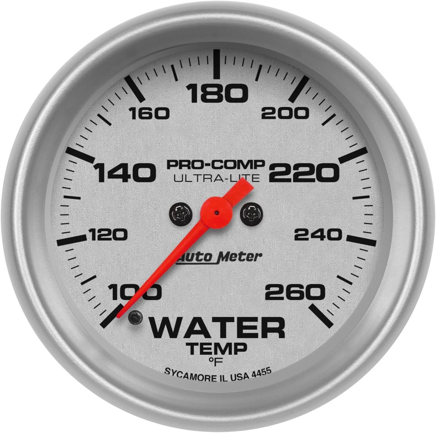 Auto Meter 4455 Ultra-Lite Electric Water Temperature Gauge