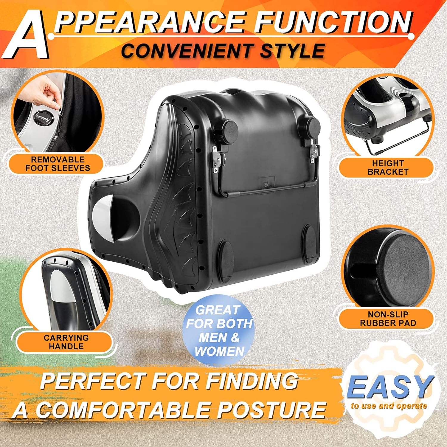 Foot Massager Shiatsu Foot Massager Machine with Heat Deep Kneading Massager Relief for Tired Muscles and Plantar : Health & Household