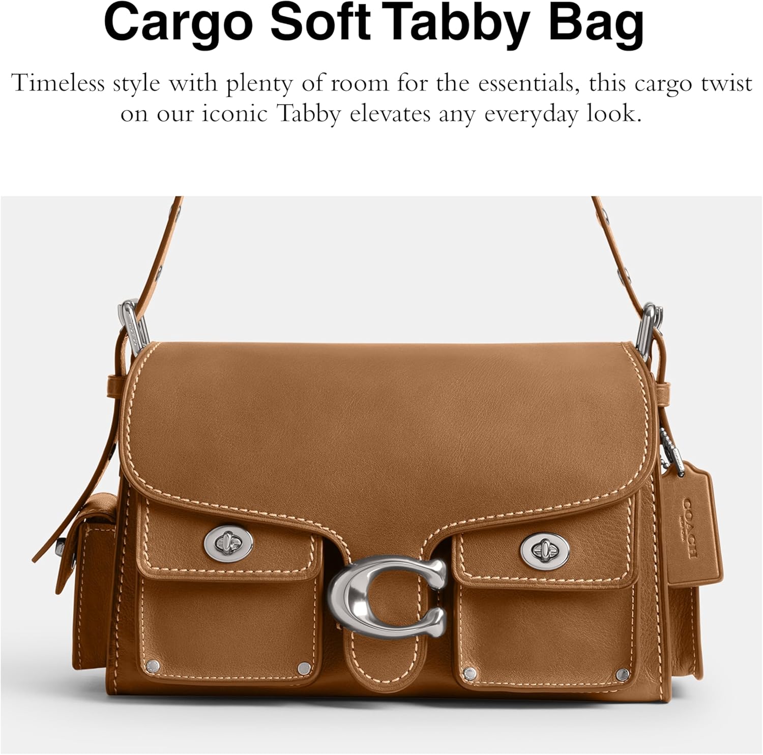 Coach Cargo Turnlock Soft Tabby Bag - Image 2