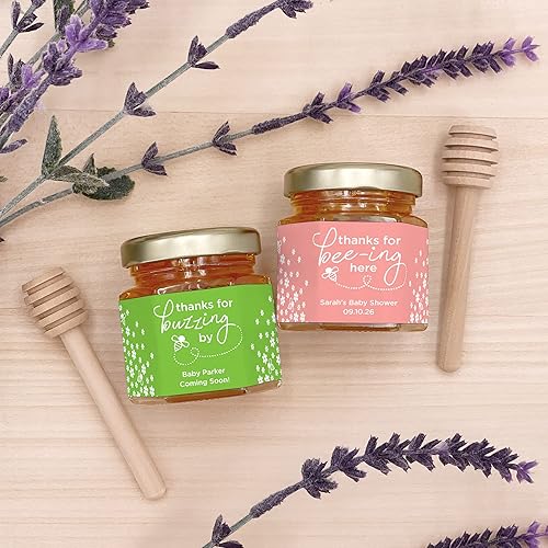 Miniatura 7 de Recuerdos de baby shower de miel, baby shower con temática de abejas caprichosas, recuerdos de baby shower, recuerdos de miel, mini regalos de tarro
