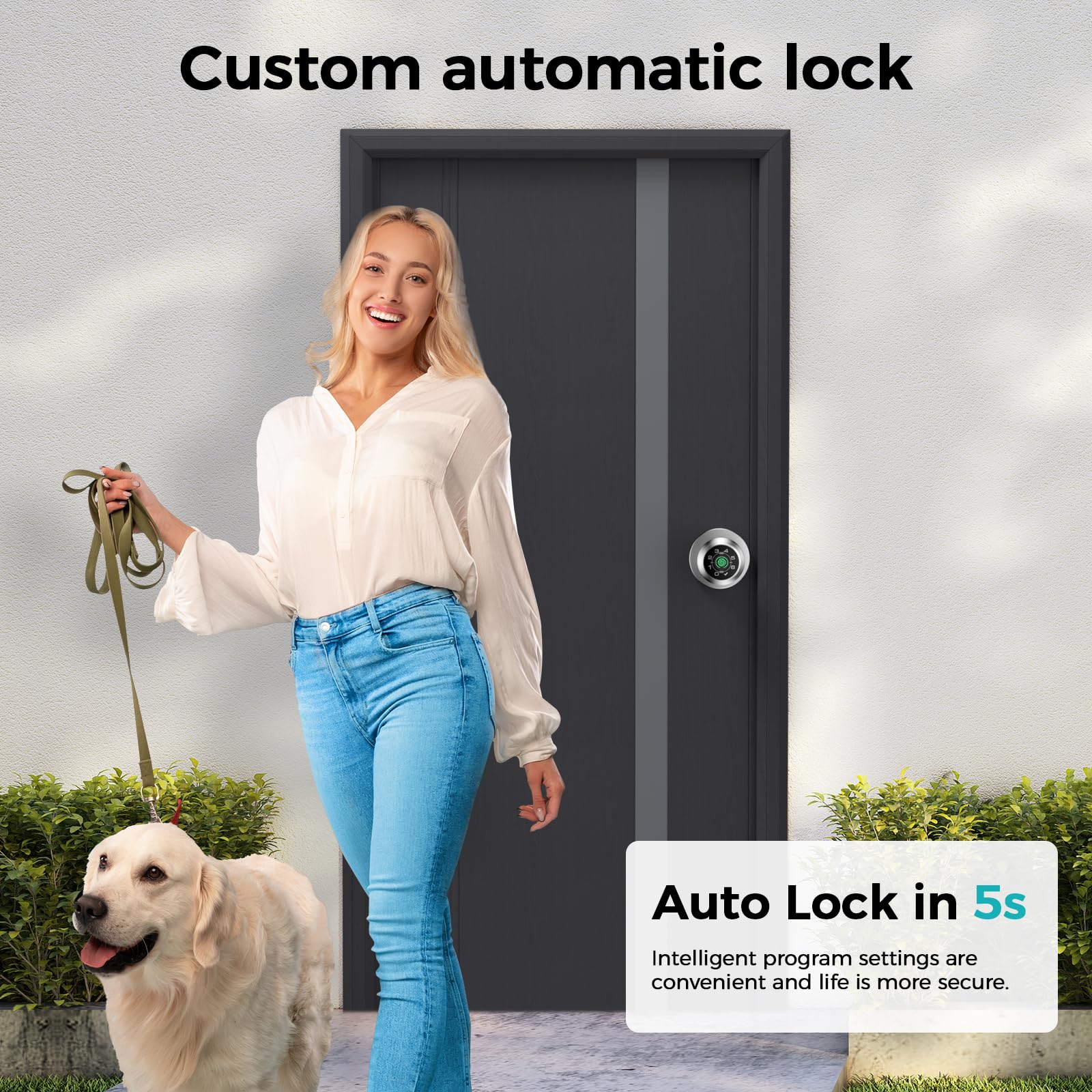 HEI LIANG Fingerprint Door Lock - Smart & Secure -6