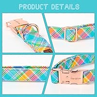 Vista 223 de Unique Style Paws - Collar rosa con hebilla de metal, duradero y lindo para perros pequeños a grandes