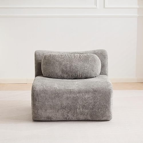 Miniatura 63 de Juego de sofás modulares sin hueso de 79.6 pulgadas para sala de estar, sofá modular en una caja, sofá moderno de espuma viscoelástica, sofás