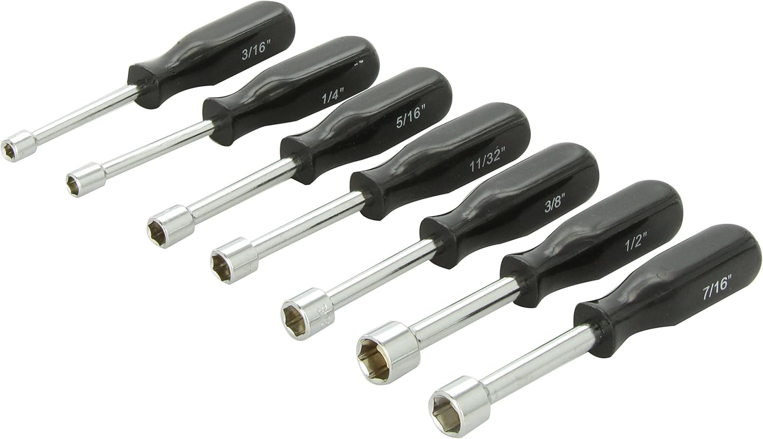 Performance Tool 1910 7-Piece SAE Nut Driver Set : Tools & Home Improvement
