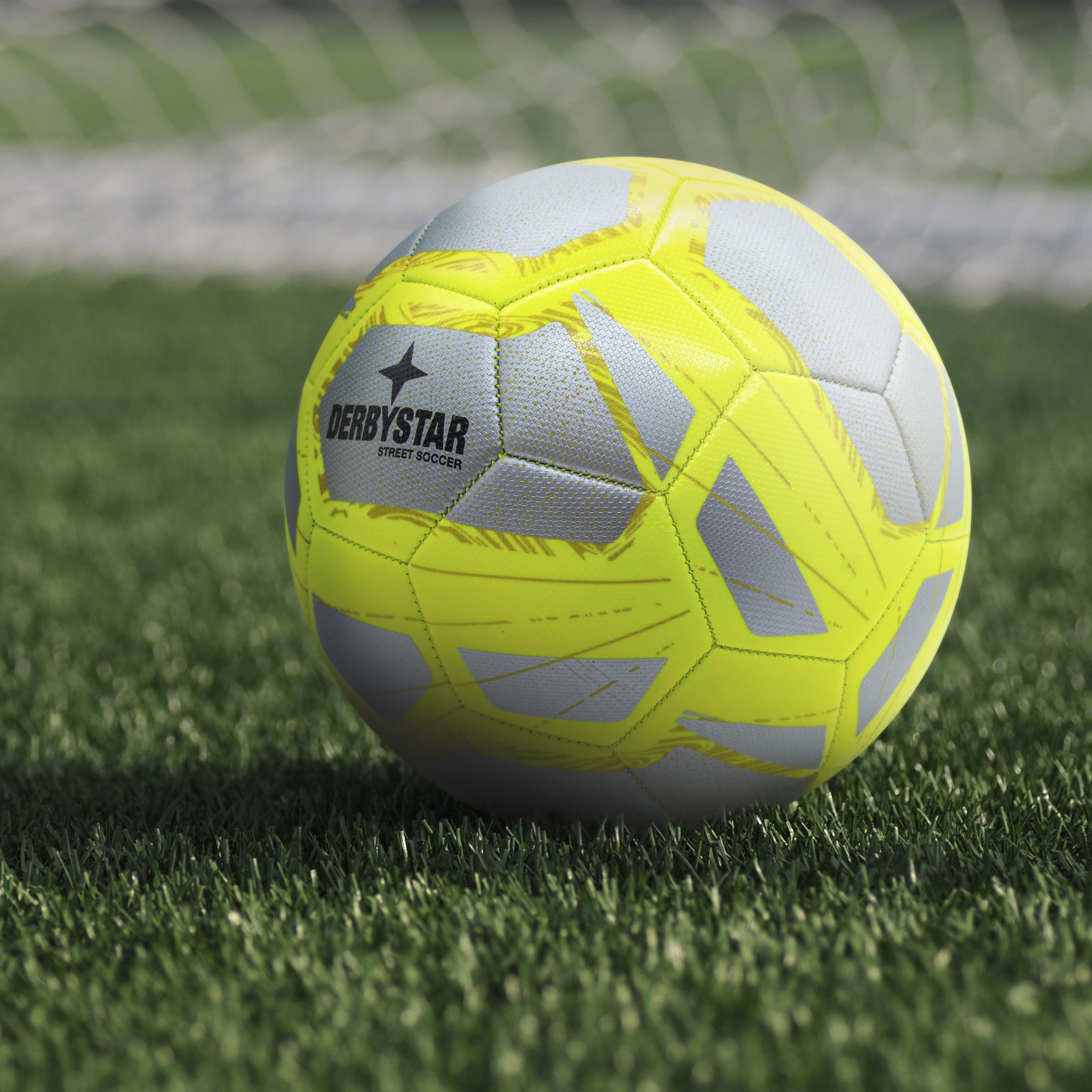 Derbystar Balón de fútbol callejero en tamaño 5 – El nuevo fútbol de ocio en cinco colores llamativos