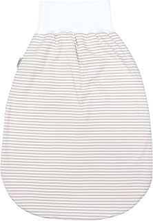TupTam Baby Strampelsack mit breitem Bund – Unwattierter Schlafsack Baby aus Baumwolle für Frühling & Sommer