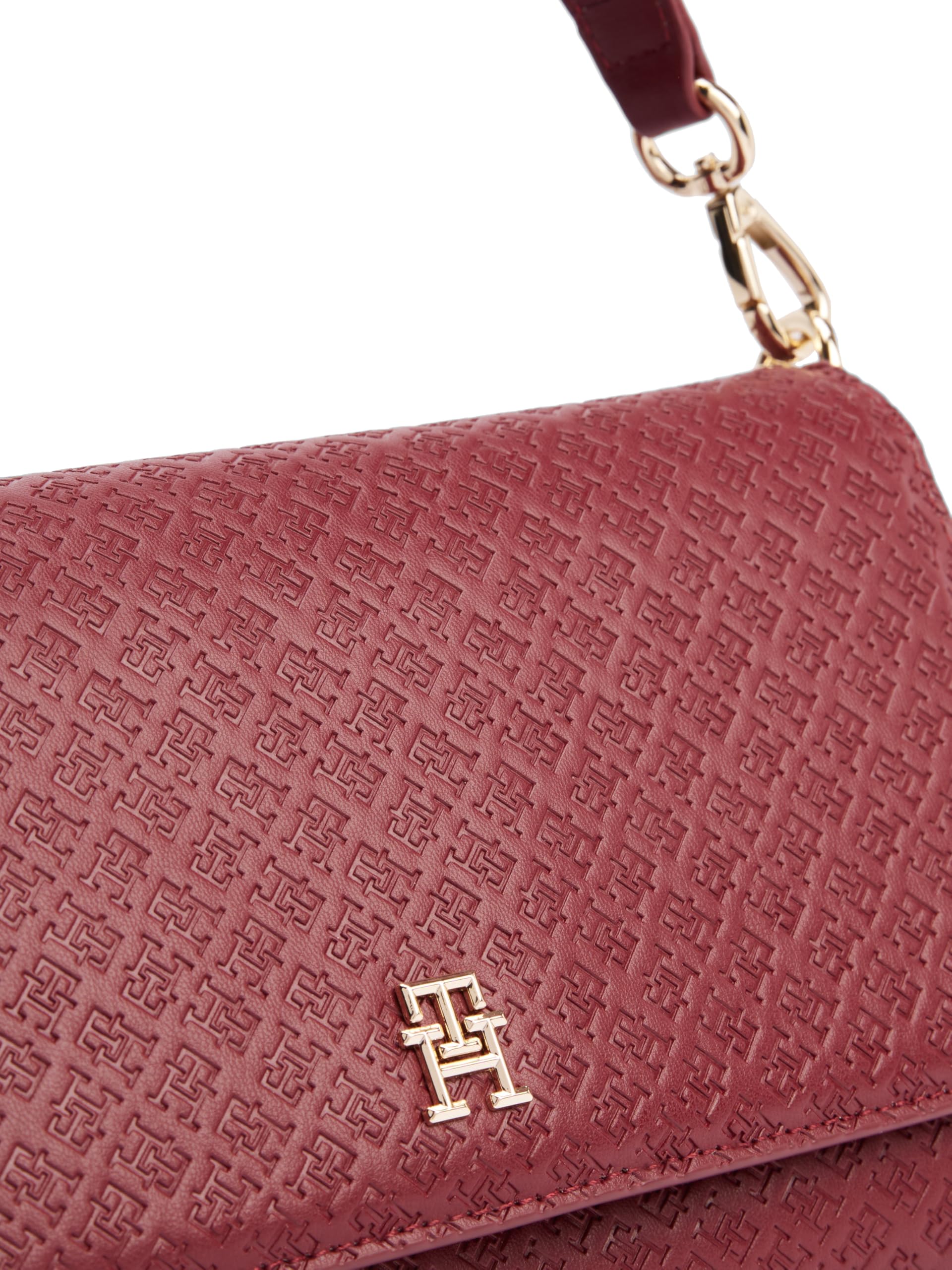 Tommy Hilfiger Monogram Shoulder Bag With Removable Crossbody Strap - Bolsa de hombro Mujer