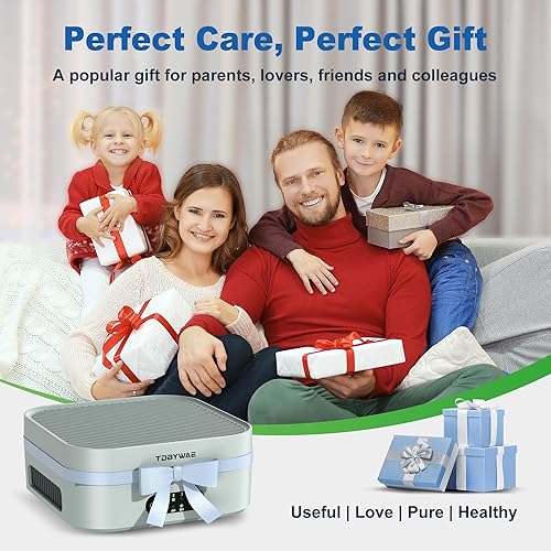 Miniatura 8 de H13 Purificadores de aire para el hogar, 600 pies cuadrados, purificador de aire True HEPA con cable USB para mascotas, polvo, caspa, polen, olor,