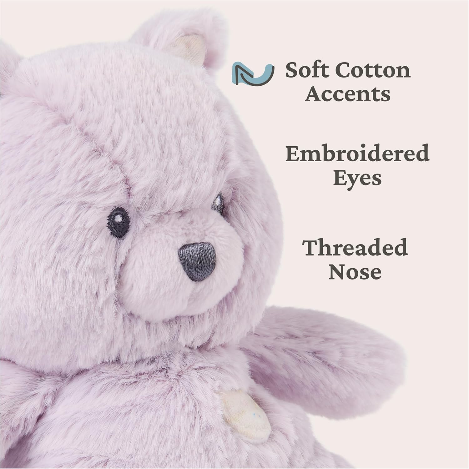 GUND Baby Oh So Snuggly Littles Kitten, Small Stuffed Animals, Cat Stuffed Animal, Plush Toys for Infants and Toddlers, Purple, 7”