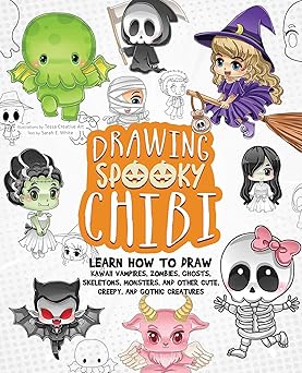Drawing Spooky Chibi: Learn How to Draw Kawaii Vampires, Zombies, Ghosts, Skeletons, Monsters, and Other Cute, Creepy, and Gothic Creatures (How to Draw Books)-Wow! eBook