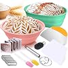Palksky Sourdough Proofing Baskets Silicone Kit, Sourdough Bread Baking Supplies - Round & Oval Bowls Tools for Sour Dough Rising, Bread Proofer Essentials for Beginners, Bread Making Accessories