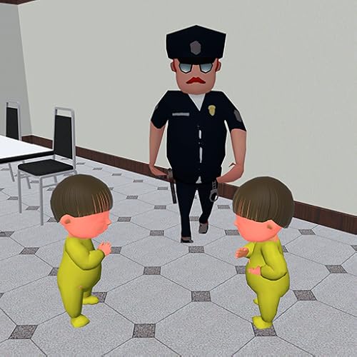 Policía Stickman: Fuga de Prisión: Escondite y Persecución Policial