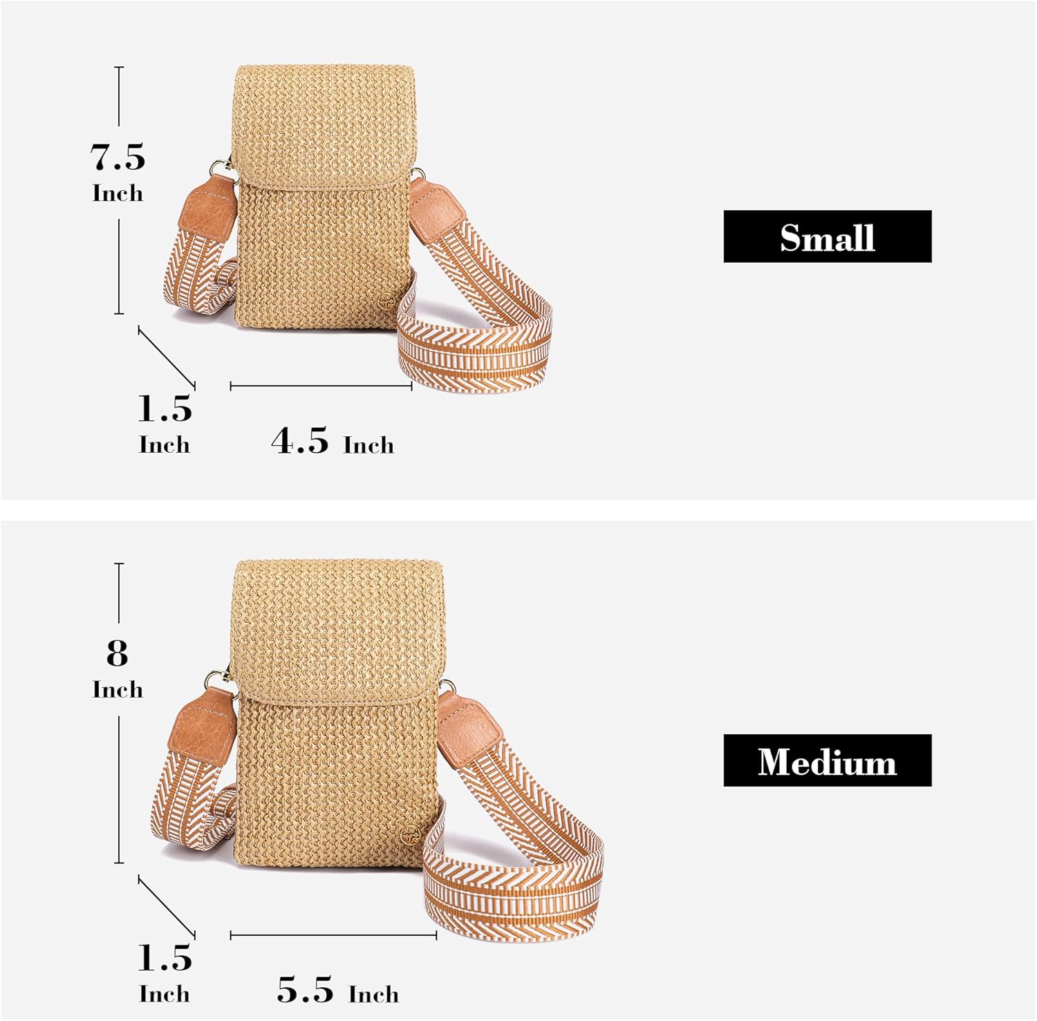 MINICAT Faux Straw Small Summer Purses Women Crossbody Beach Bags for Cruise Travel Vacation Essentials | Straw, Small, Summer, for Everyday, Cruise, Travel