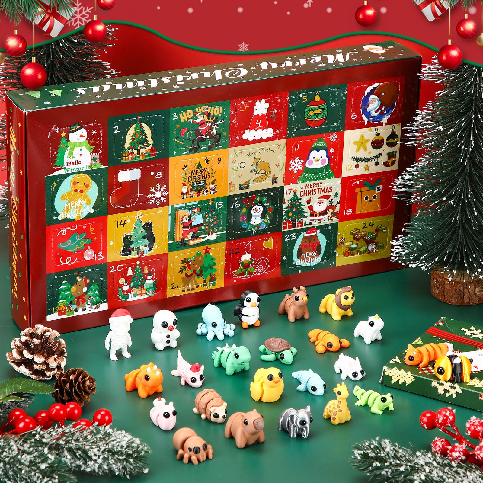 Amazon.com: Soulchen 2026 Christmas Advent Calendar with Mini 3D