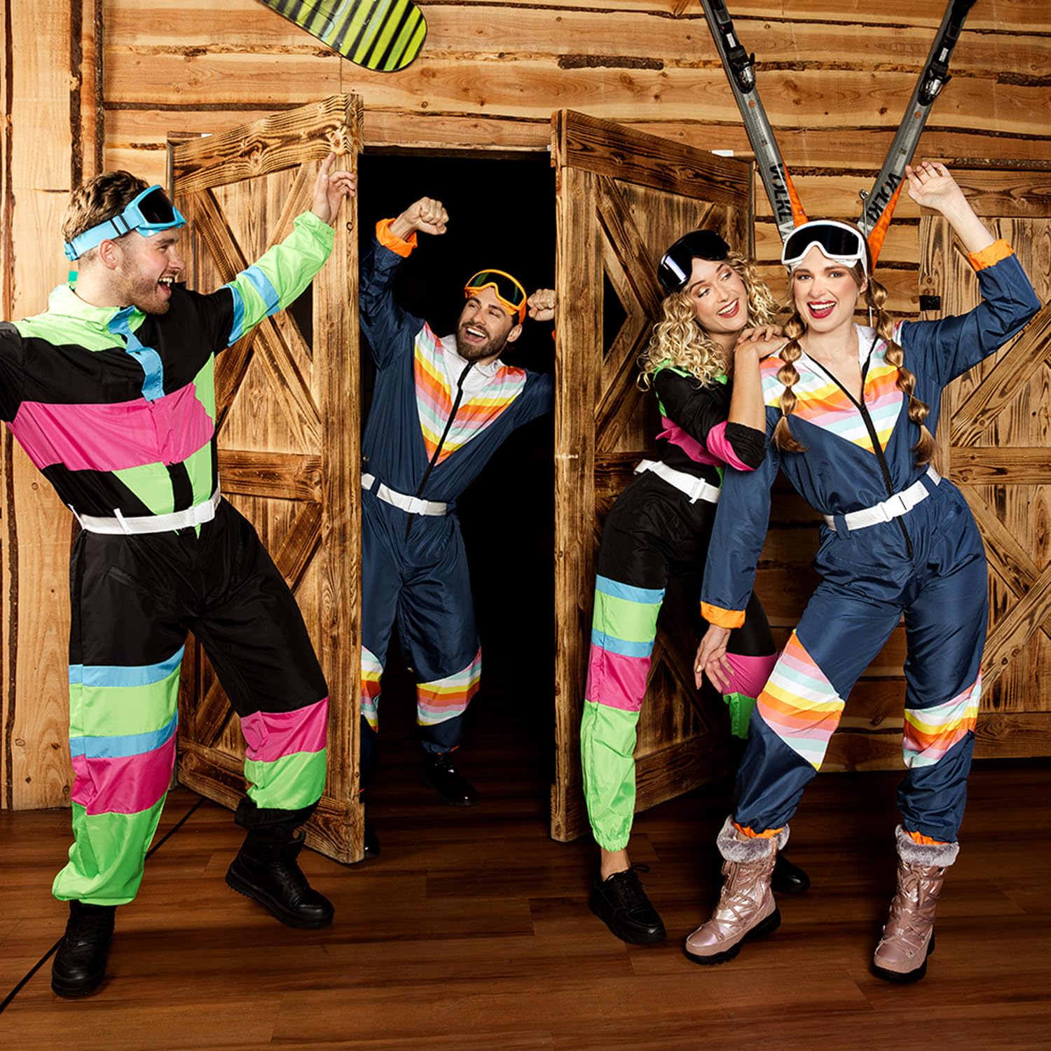 Boland - Combinaison de ski pour femmes, déguisement pour une fête à thème, Halloween ou le carnaval, déguisement des années 80